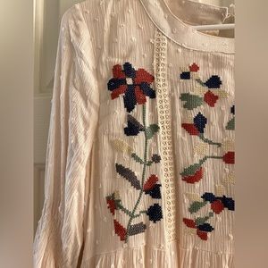 NWT Downeast orange creek boho embroidered dress